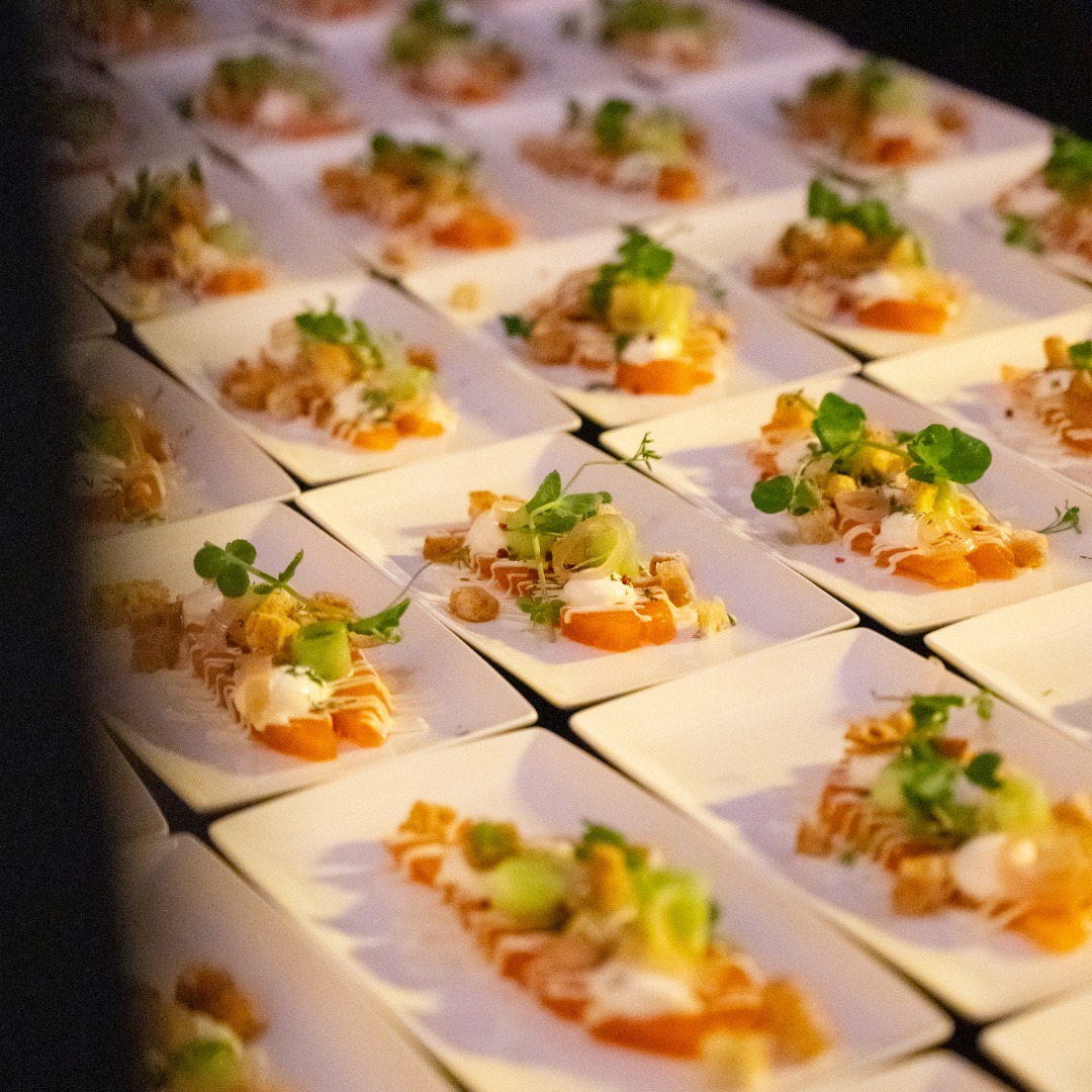 Verfijnd amuse uit het menu